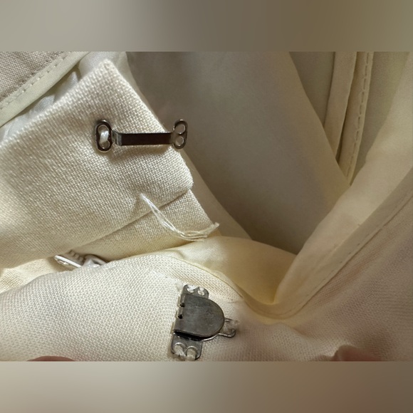 Ralph Lauren purple label Cream Women's Trousers - Picture 4 of 9